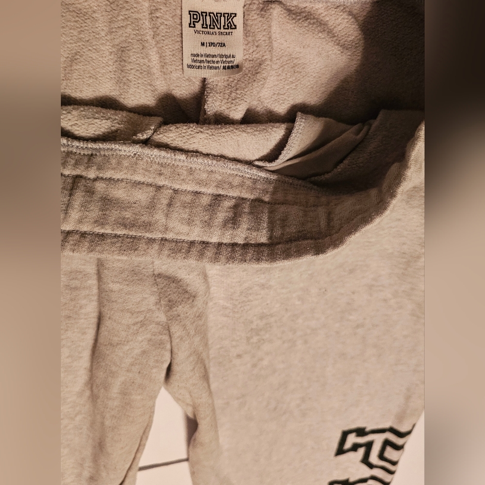 PINK Victoria's Secret Gray Joggers - Picture 3 of 4